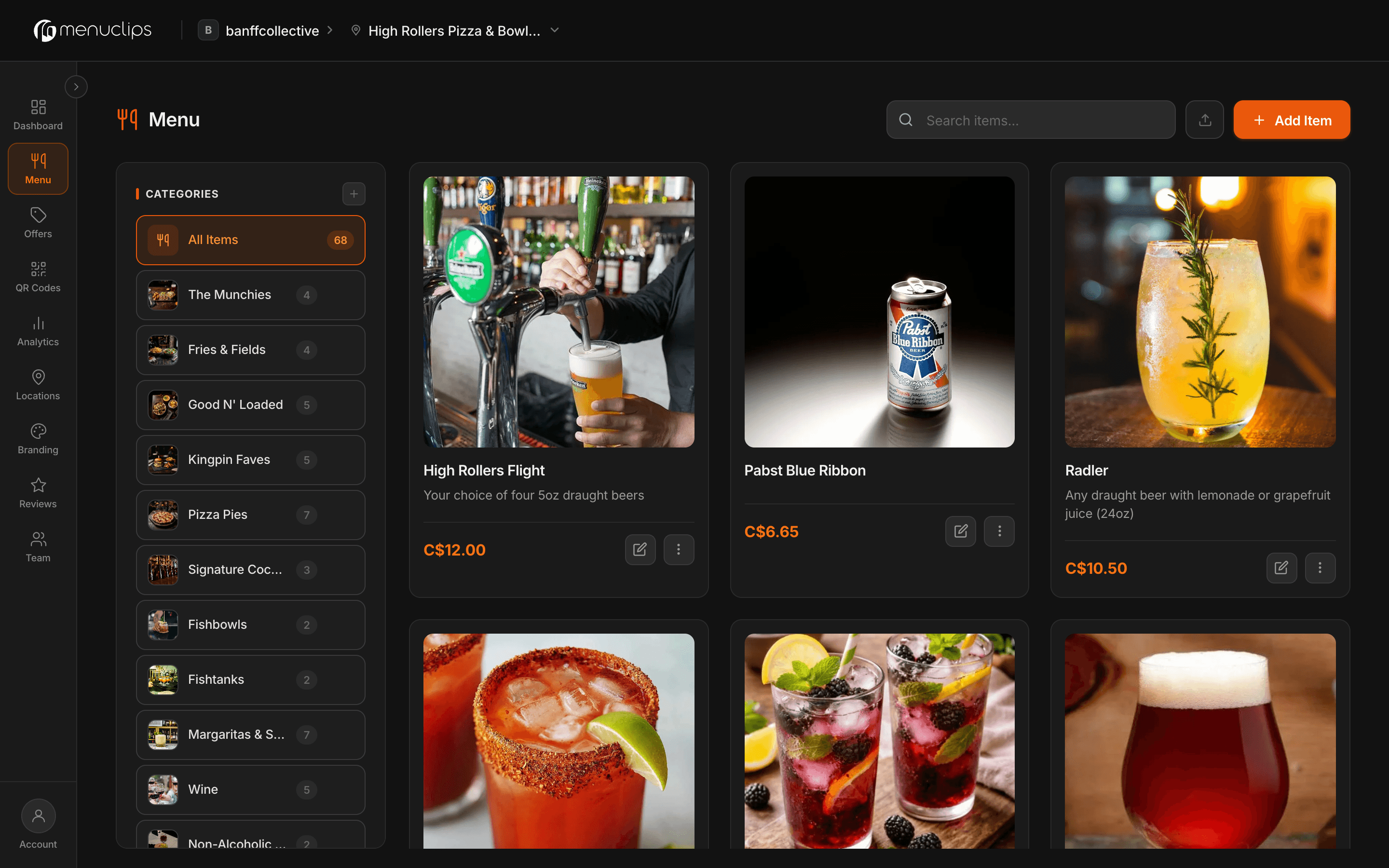 Dashboard Dark Mode