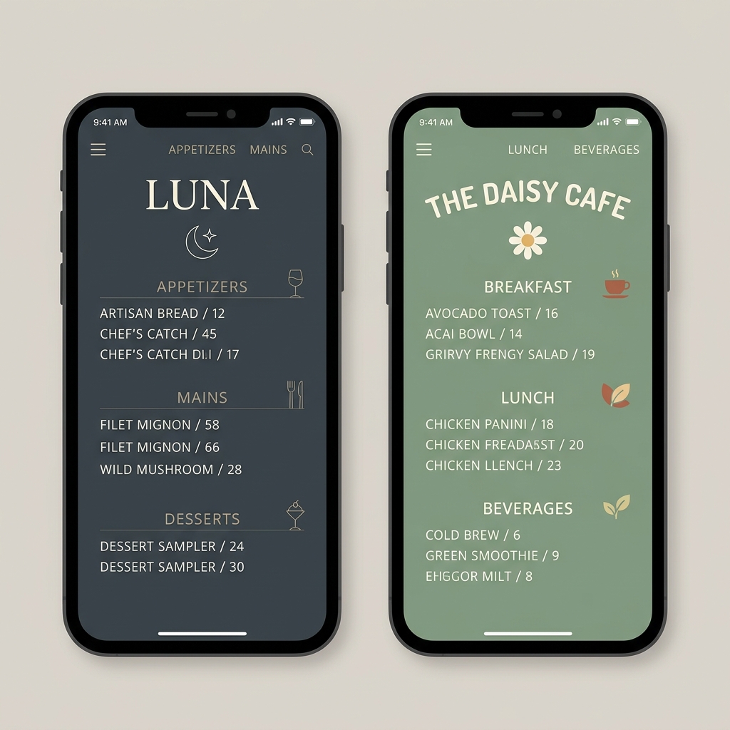 How to Build a Beautiful Digital Menu UI That Matches Your Restaurant's Brand